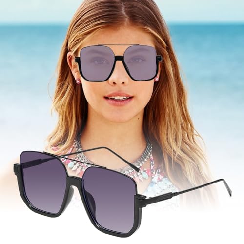 Women's Vintage Sunglasses – Trendy Polarized Sunglasses With UV Protection And Double Bridge Design – Stylish Eye Protection3