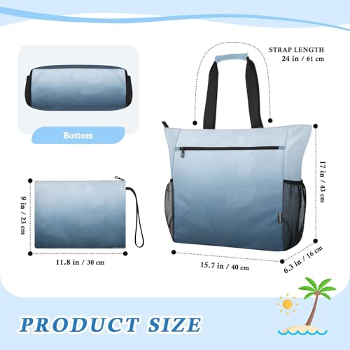 Sac de week-end zippé avec compartiments en maille pour femme active