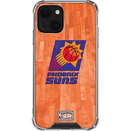 Skinit Clear Phone Case Compatible with iPhone 13 - Officially Licensed NBA Phoenix Suns Hardwood Classics Design
