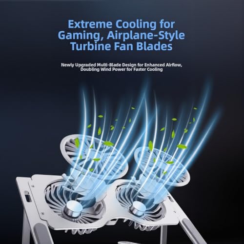 Support de refroidissement ergonomique pour ordinateur portable ventilé