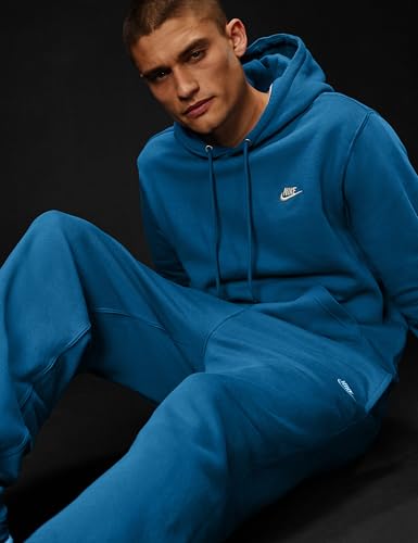 Image of Nike Men's Club Open Hem Brushed Fleece Pants