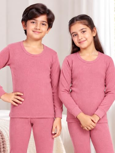Image of BODYCARE Unisex Polycotton Slim Fit Thermal Tops Round Neck Full Sleeves Pack Of 1