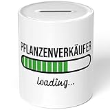 JUNIWORDS Spardose Sparbüchse, Pflanzenverkäufer Loading (6211021)