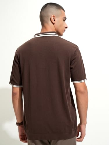 Image of Highlander Men's Polo Tshirt | Flat Knit | Regular Fit | Polo T-Shirt for Man