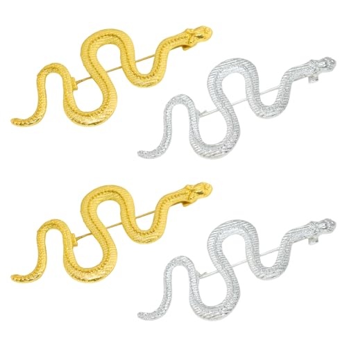 Broche serpent pour écharpe lot de 6 bijoux de chapeau tendance