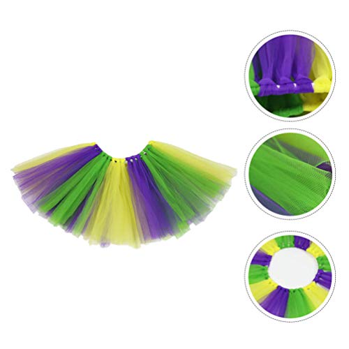 SOIMISS Meninas Tutu Saia Carnaval Gaze Saia Em Camadas Tule Vestido Princesa Festa Festa Bolha Saia