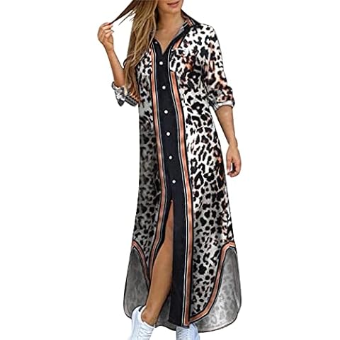 WILLBEST Autumn Twist Knot Shift Dress Cover