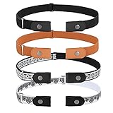 ★【Paket & Service】 Diese 4 Stück Gürtel sind in einer Wundertüte mit einer Anleitung und einem Bonusring von 1 Stück enthalten. 30 Tage kostenlose Rückgabe. Wenn Sie Fragen haben, Wir werden Ihnen innerhalb von 24 Stunden antworten.