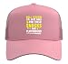 Ball Cousin Funny Softball Baseball Cousin of Ballers Trucker Hat with Adjustable Mesh Back, Pink
