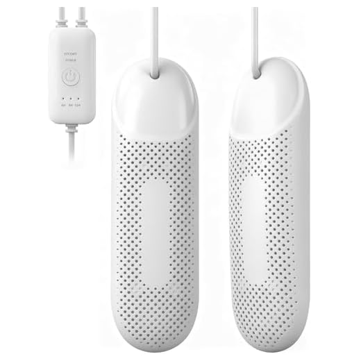 Flintronic Secador de Zapatos Eléctrico, Calentador de Zapatos y Botas, Secador de Zapatos de 360ª Integral con 3 Modos de Temporizador, Secador de Calzado Portátiles para Zapatos,Calcetines,Guantes