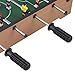 Tabletop Foosball Table- Portable Mini Table Football/Soccer Game Set with Two Balls and Score Keeper for Adults and Kids by Hey! Play!, Tan/Green