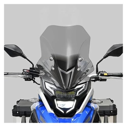 Pare-brise moto surélevé KY 500X protection aérodynamique contre le vent