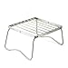 Josopa Camping Barbecue Portable Mini Barbecue en Acier Inoxydable Barbecue Pliant Grill Compact Barbecue pour Les Pique-niques la randonnée Les arrière-Cours la Survie