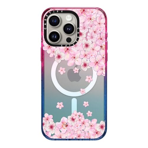 Coque pour iPhone 15 Pro Max CASETiFY protection haut de gamme robuste fleurie