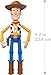 Mattel Disney and Pixar Toy Story Woody Action Figure Playscale 9.2 Inch Cowboy Sheriff, 14 Posable Joints, Movie Accurate Design, Removable Hat