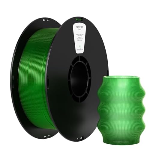 kexcelled PETG Filament 1.75mm,Transparent Green PETG 3D Printer Filament 1kg Spool (2.2lbs), Upgrade Stronger Toughness Printing Consumables, +/-0.03mm,for Halloween, Christmas & Creative Projects