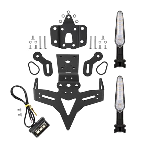 Support plaque d'immatriculation pour YZF R7 et MT07 moto avec éliminateur de garde-boue