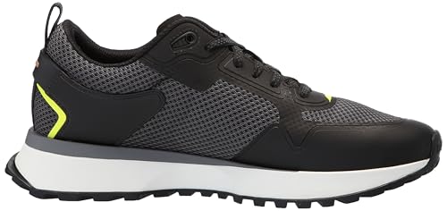 Image of BOSS Men's Big Logo Mesh Mix Lace Up Sneaker