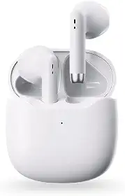 Fone de Ouvido Bluetooth 5.4 Esportivos Academia Corrida Fitness Trabalho Jogos Design Moderno Com Microfone Embutido IPX4 à Prova d'Águag graves Profundos para iOS Android Tipo-C Branca - Premium®