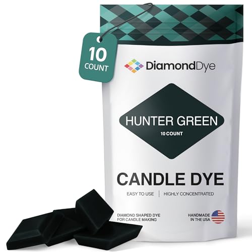 Hunter Green Candle Dye - Made in The USA - Safe and Easy to Use - Premium Candle Making Supplies - Perfect for DIY Candle Making Kits - Designed for Candle Wax...