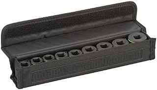 Bosch 2608551097 Socket Set, 50mm, 6mm/7mm/8mm/9mm/10mm/11mm/12mm/13mm/14mm, Black, 9 Pcs