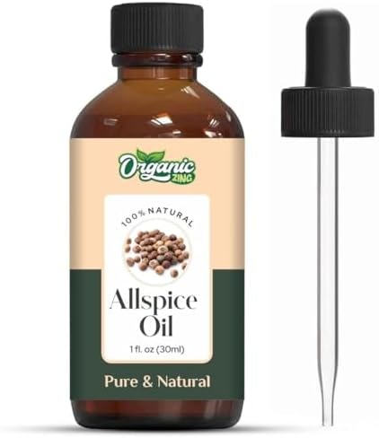 Organic Zing Allspice (Pimenta dioica) Oil | Pure & Natural Essential Oil for Skincare, Hair Care, Aroma & Diffusers – 30ml/1.01fl oz
