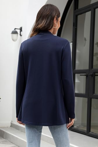 Image of Newchoice Womens Lightweight Long Sleeve Cardigans with Pockets Summer Casual Open Front Sweater Cardigan Duster