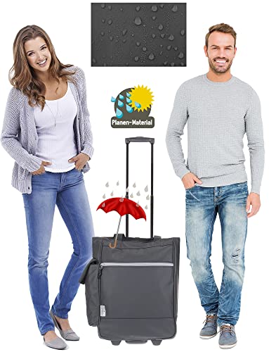 alessandro Einkaufstrolley Wheel Trolley Shopping Damentasche Einkaufsroller Korb Shopper + Thermo Tasche – Bild 4