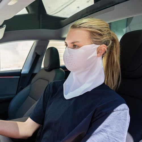 Proteção solar FPS 50+ proteção UV refrescante respirável polaina de pescoço masculino feminino golf