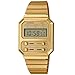 Produktbild Casio Unisex Quartz Armbanduhr, 40.70mm GehäusegröÃe mit Digital Dial digital Zifferblatt und Gold Metallarmband Armband A100WEG-9AEF