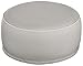 Brandsseller Outdoor Pouf Sitzhocker Sitzsack für drinnen und draußen aufblasbar - 55 x 25 cm (Hellgrau)