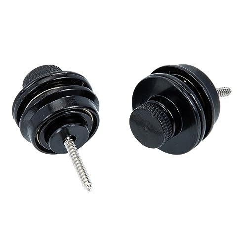 ULDIGI 2Pcs Non Skid Bass Strap Lock Durable Guitar Belt Fixing Nails for Electric Guitars Secure Guitar Strap Locks Easy Installation Practical Guitar Accessories