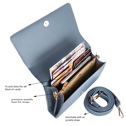 Image of ALSU Women's trendy Sling Bag | handbag | purse | crossbody bag| deattachable straps | adjustable straps |card slots side bag| phone pocket