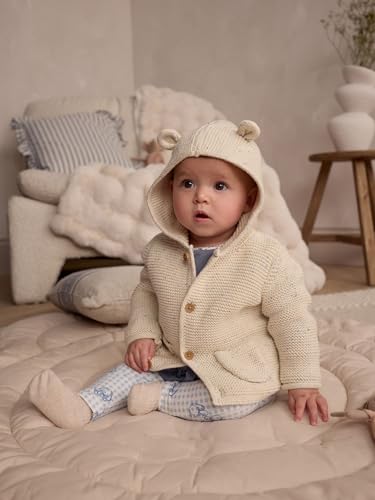 NEXT Baby Standard Strickjacke Ecru Neppy 56