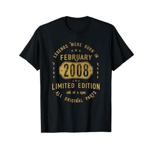 15 años Cumpleaños Las Leyendas nacen en Febrero de 2008 Camiseta