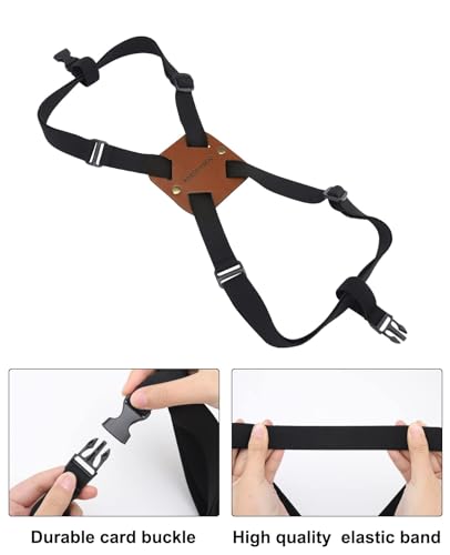 Image of Luggage Straps, Lapinchen Bag Bungee, Luggage Bungee, Luggage Straps Suitcase Adjustable Belt, Adjustable and Portable Travel Suitcase Accessory (2Pack Brown)