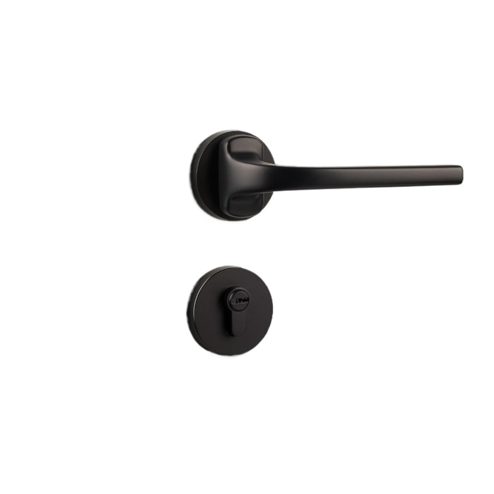 BSAXITHZB Silent Safety Door Lock Split Handle Furniture Hardware(KY-Black)