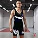 4 Time All American Sublimated Wrestling Singlet – Stitched & Durable Mens Singlet – Singlet for Wrestling, MMA & Powerlifting– Wrestling Singlet Youth Boys (Phil 4:13 Blue, XS 71-90 lbs.)