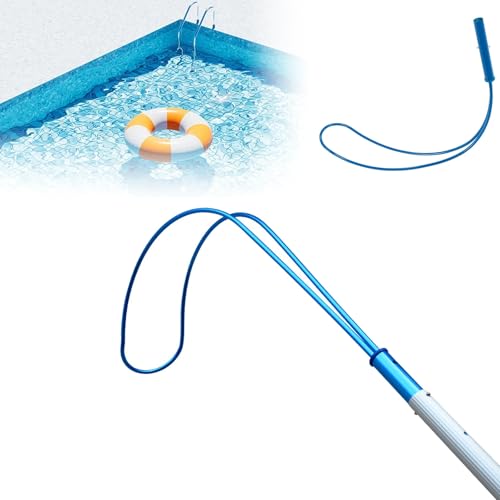 Aluminum Telescopic Life Hook Pole - 1-7M Swimming Pool Safety Rescue Equipment, Emergency Lifesaver for Playgrounds, Water Parks, Swim Clubs, Teaching Aid