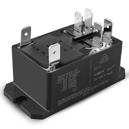 Relais de four T92S7D22-22 DPST 20A usage général pour performance