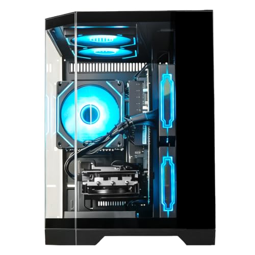 Image of Gaming PC Desktop Computer, GeForce RTX 3050 8GB GDDR6, Ryzen 7 4700LE | 16GB DDR4 RAM, 512GB NVMe SSD, WiFi 6 Prebuilt Tower for Gaming, Streaming, Content Creation, Home Office & Students