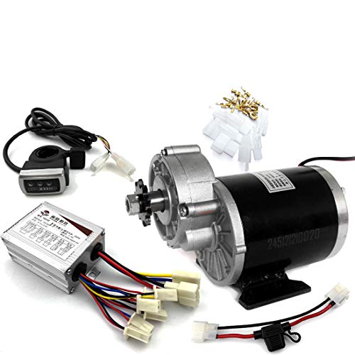 L-faster Trishaw 24 V36 V48 V 450 W elektrische trike motor Pedicab elektromotor Trishaw driewieler motor elektrische wagen geborsteld DC motor met drie wielen (24 V Thumb Kit)
