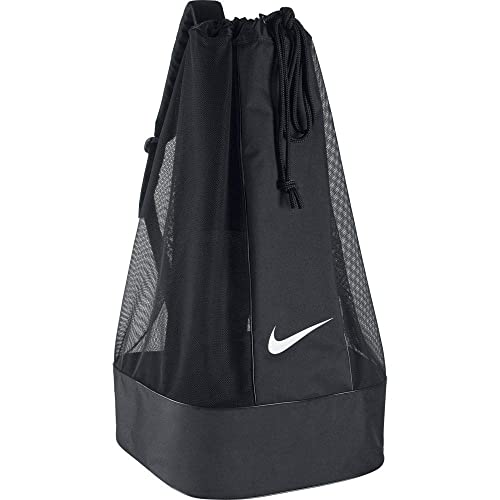 Nike Club Team Swoosh Ball Bag Sac de sport grand format, 86 cm, 164 liters, Noir (White)