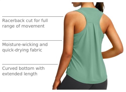 Image of G Gradual Women's Workout Tops Racerback Athletic Tank Tops