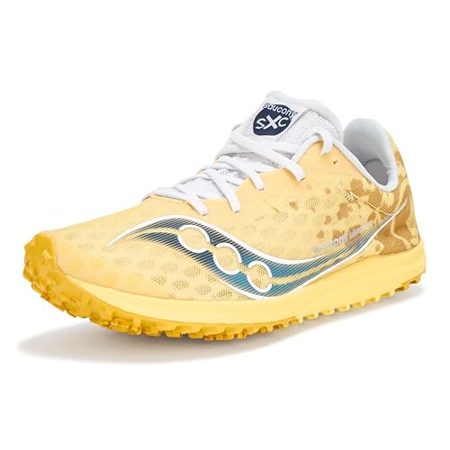 Saucony Women's Kilkenny XC 9 Flat Sneaker, Finch/White, 10.5