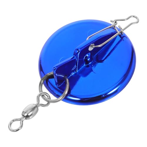 Conector para curricán con disco profundizador ajustable de acero inoxidable