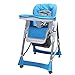 Sotech - Chaise Pliante pour Bébé, Chaise Haute pour Bébé, Bleu, Taille déployée: 105 x 75 x 60 cm, Matériau: PP