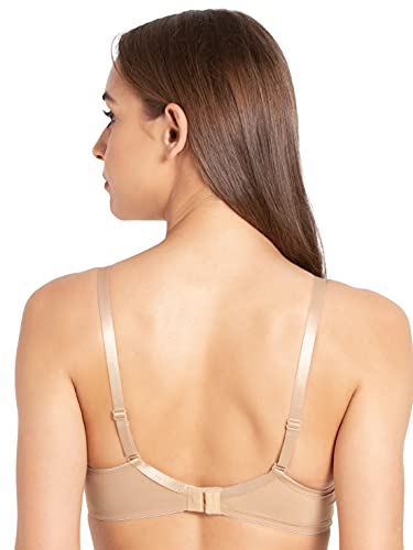 Image of Jockey 1819 Women's Wirefree Padded Microfiber Nylon Elastane Stretch Full Coverage Multiway Styling T-Shirt Bra with Magic Under