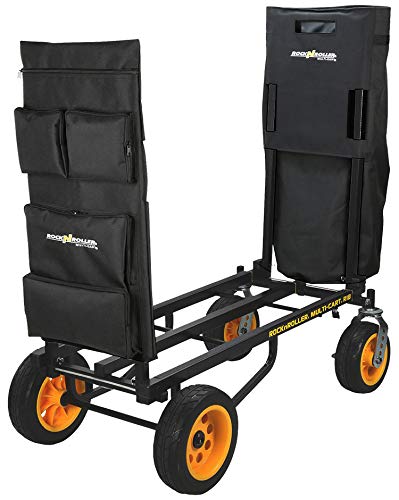 RocknRoller R18RT R18 700lb Capacity DJ Transport Cart+Accessory+Equipment Bag
