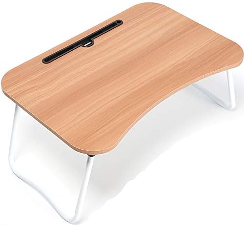 Office Desk Computer Desk Table, 24"(L) x 16"(W) x 12"(H) Modern Simple Style Study Table Workstation for Home Office School, Teak + Black Leg